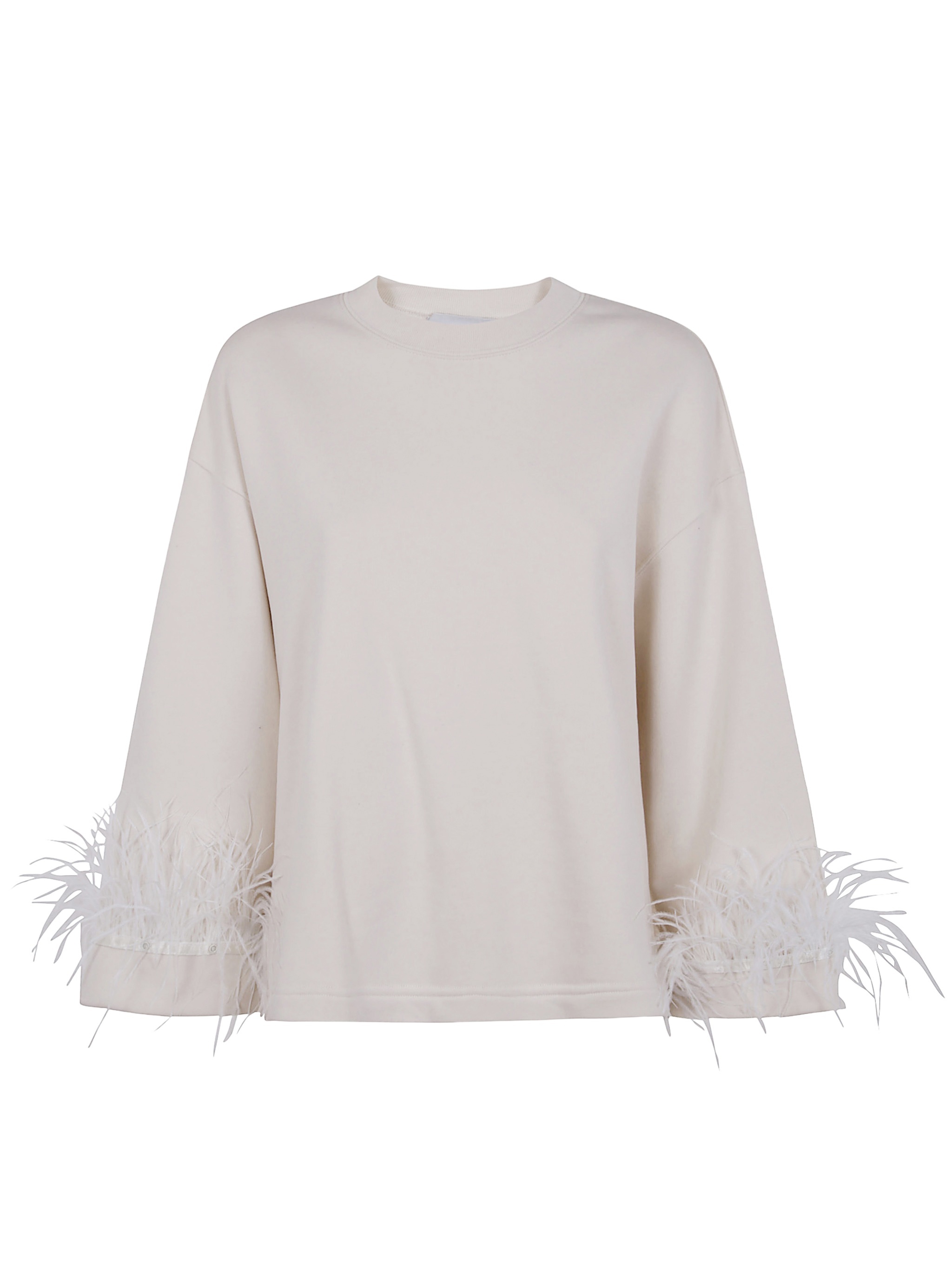 Shop Philosophy Di Lorenzo Serafini Long Sleeve Round Neck T-shirt In White