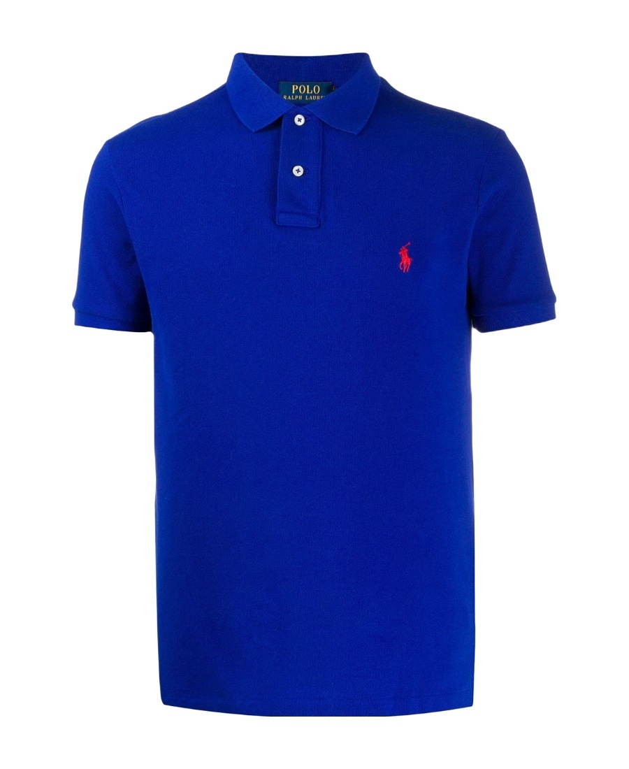 Polo Ralph Lauren Polo Shirt: Sskcslim1 In Blue