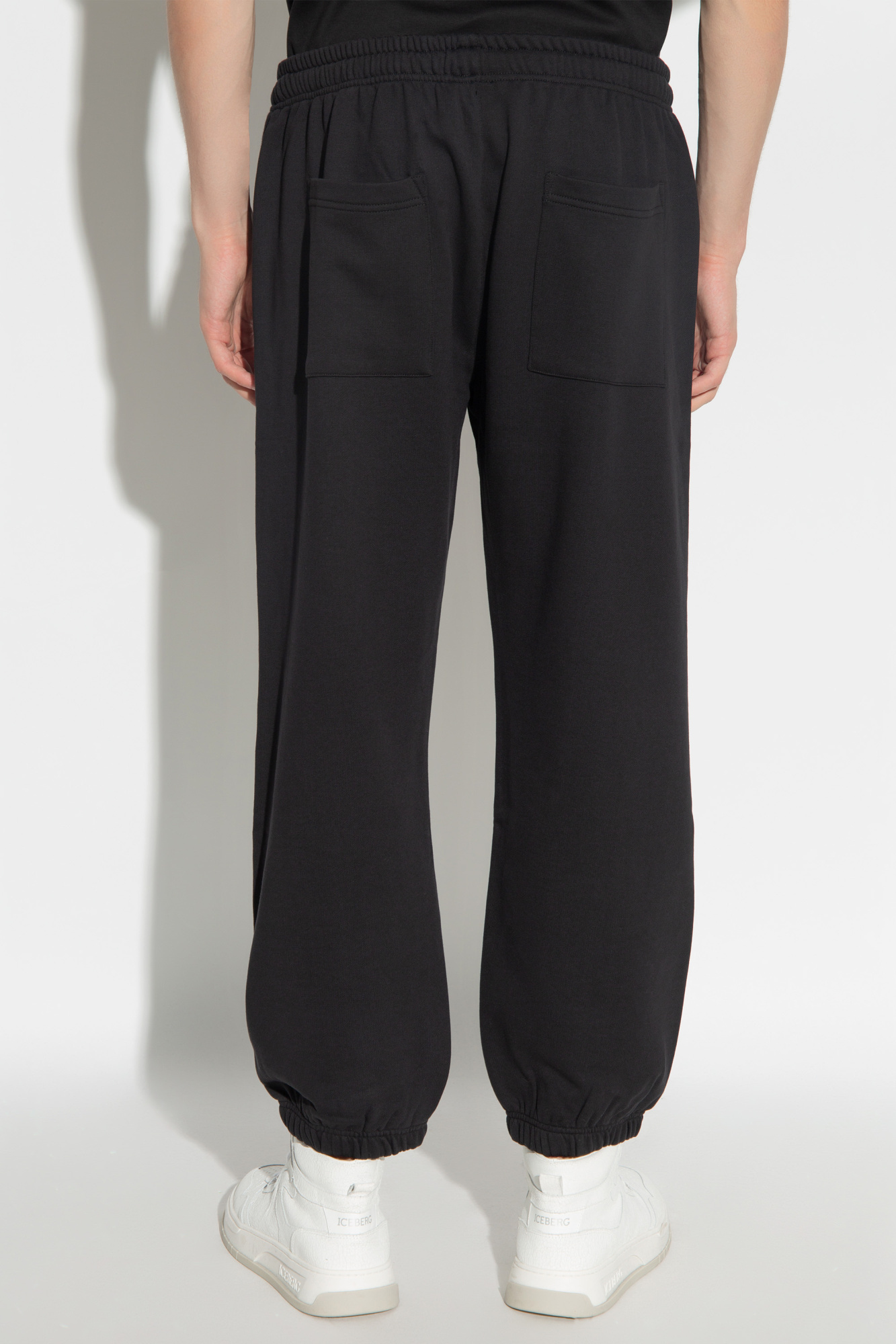 Versace Jeans Drawstring Sweatpants In Black