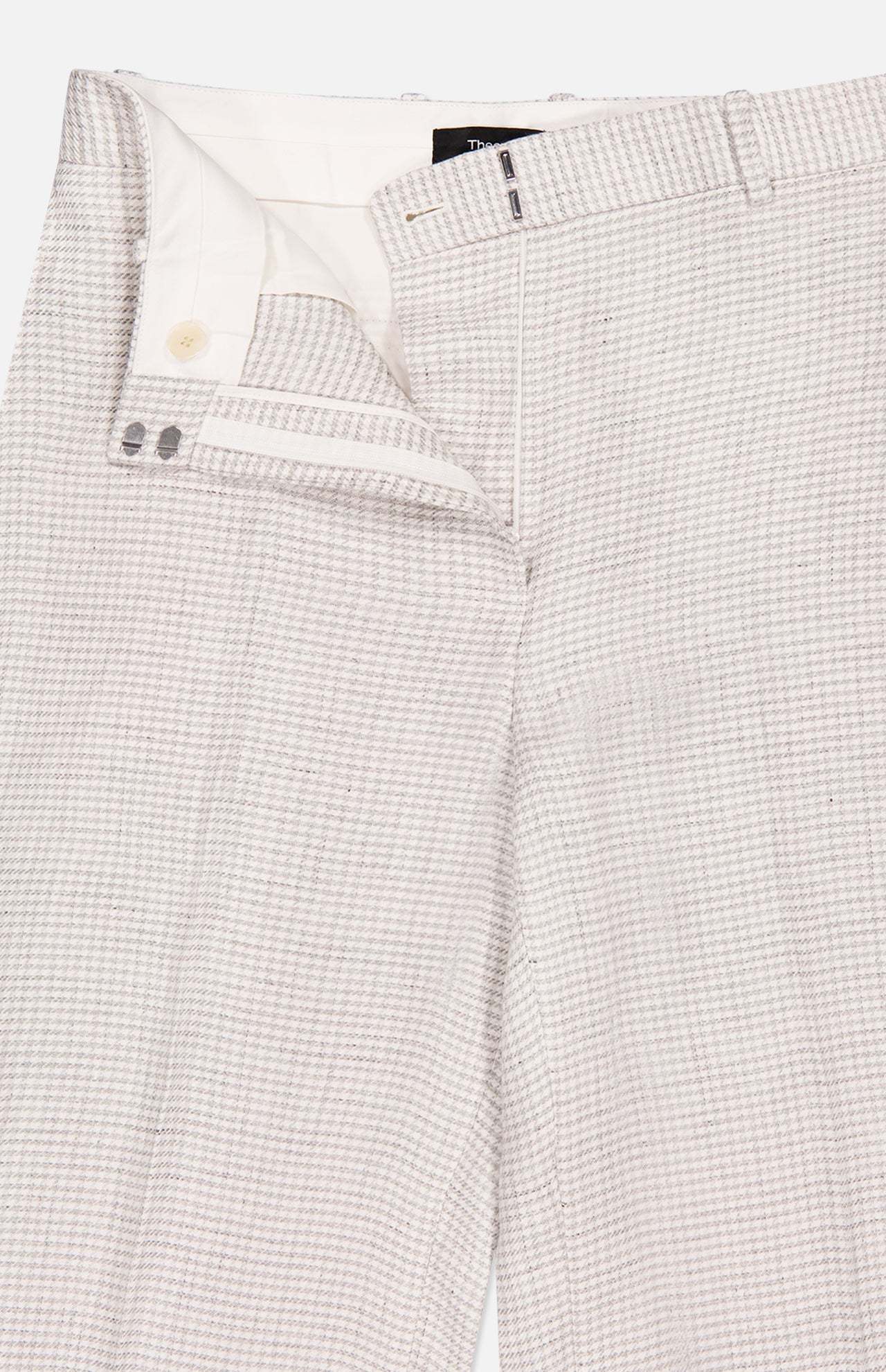 Theory Belt-loop Casual Pants In White