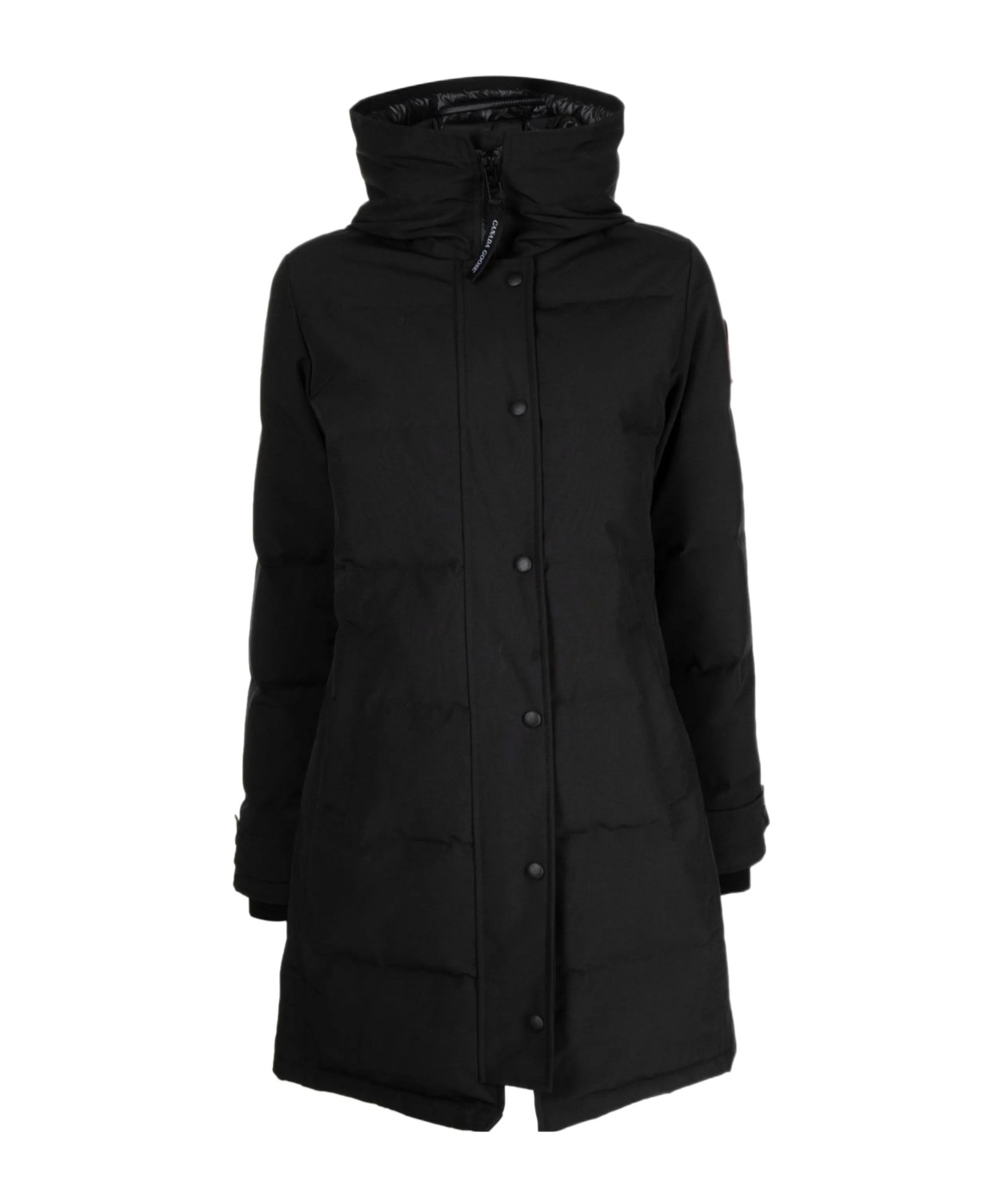 Canada Goose Shelburne Hooded Arctic-tech Parka In Black