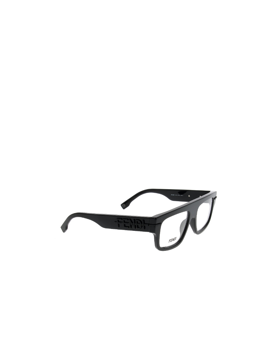 Fendi Rectangle-frame Glasses In Black