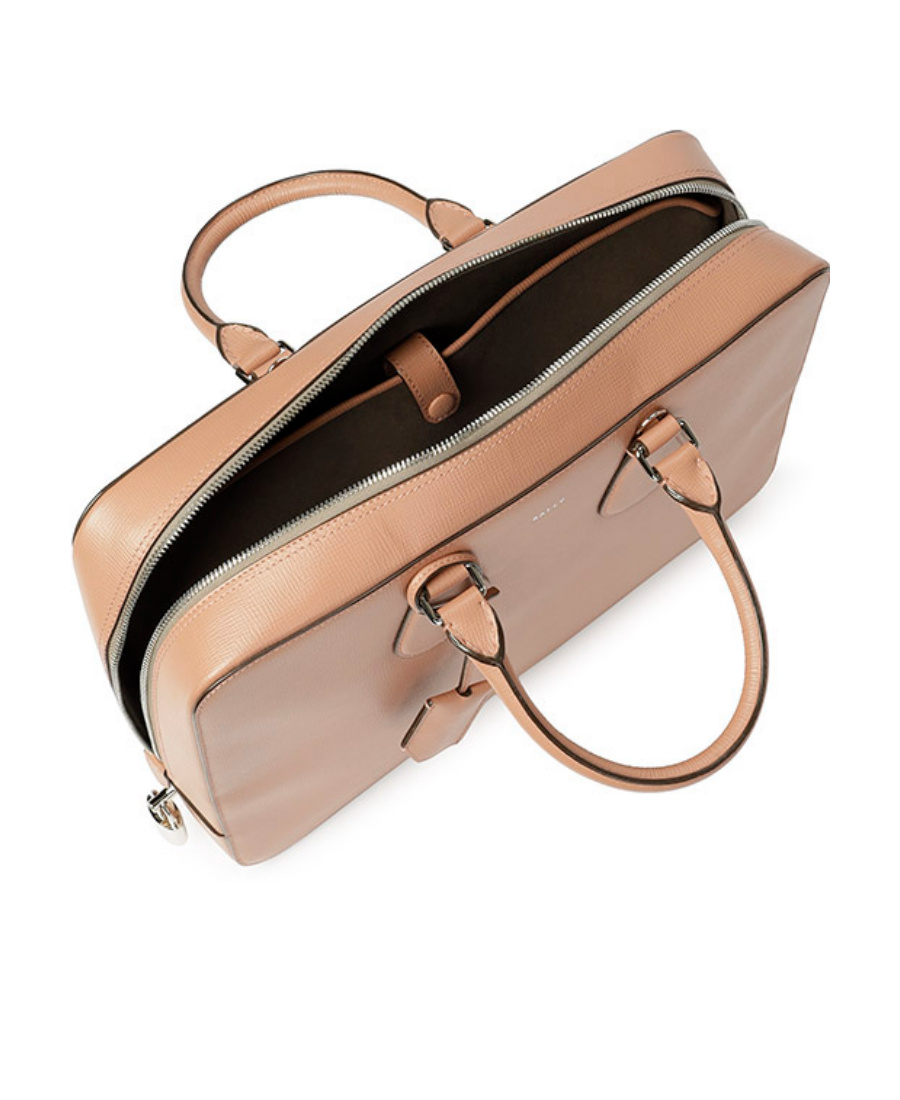 Shop Bally Logo Strap Satchel In Green