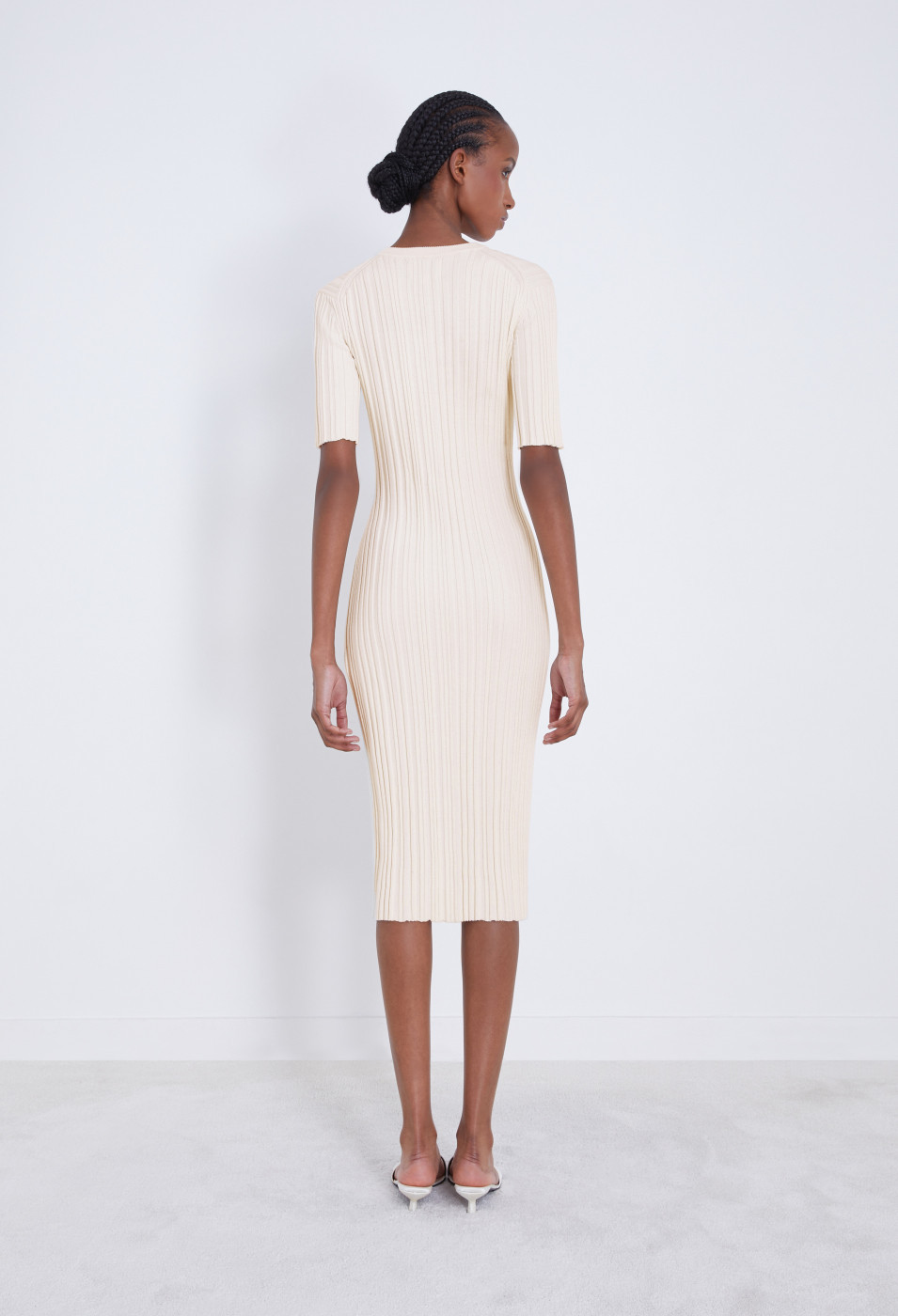LOULOU STUDIO SHORT-SLEEVED DRESS