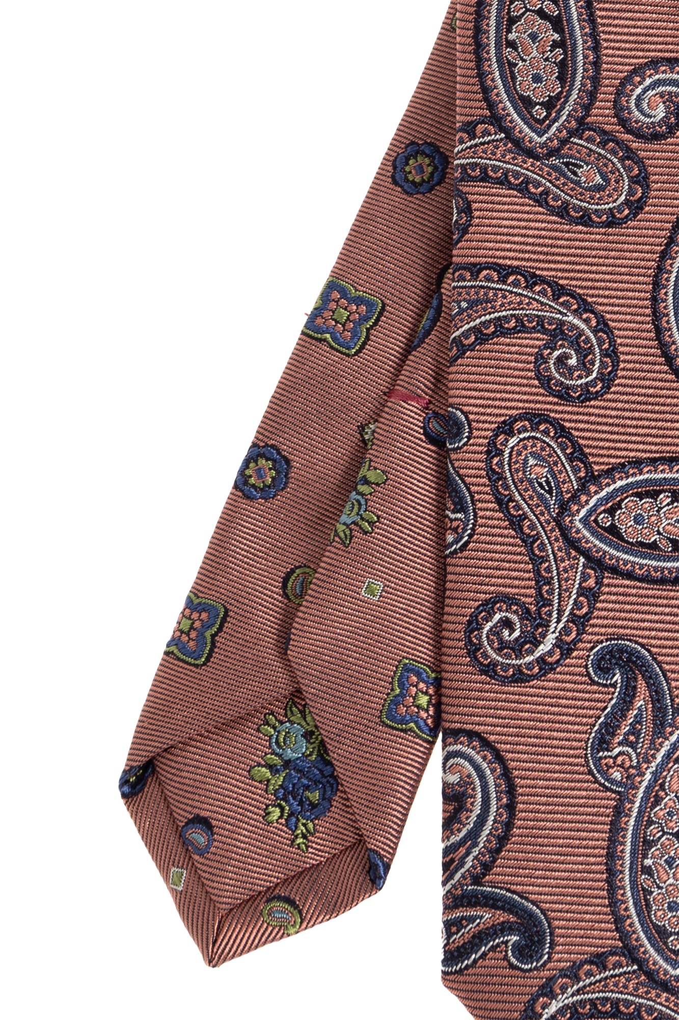Etro Pointed Tie In Brown