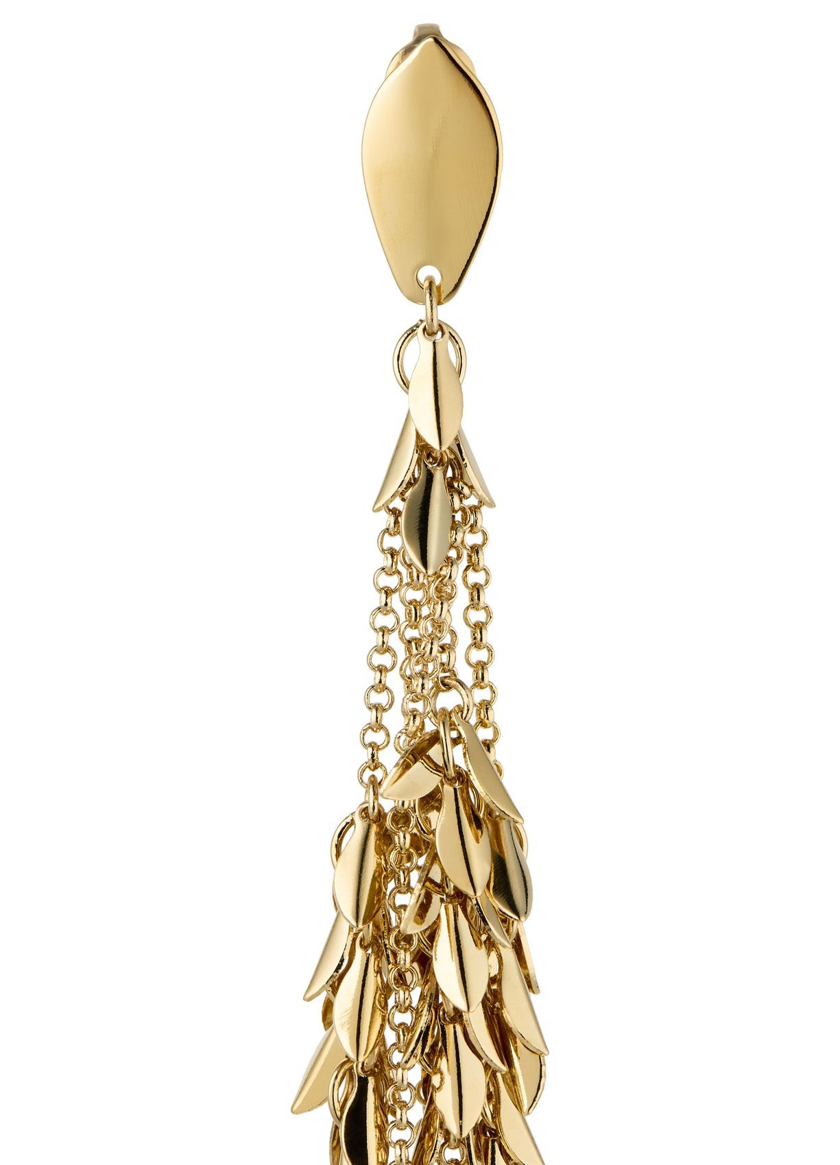 Isabel Marant Leaf Single Earring In Yellow
