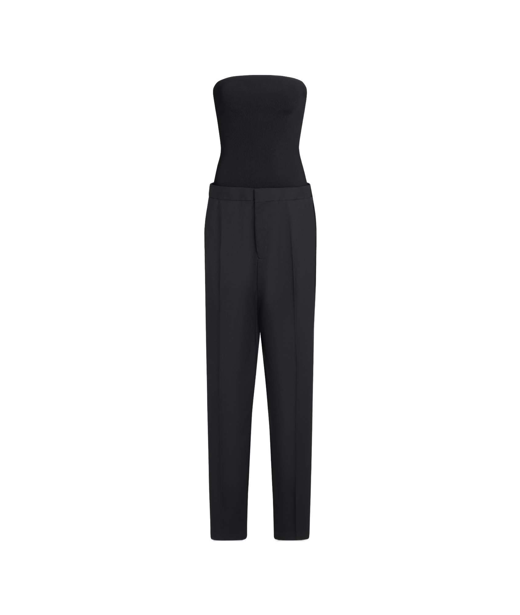 Alaïa Sleeveless Knitted Jumpsuit In Black