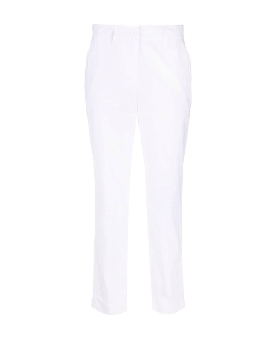 P.a.r.o.s.h . High-waist Tailored Cropped Trousers In White