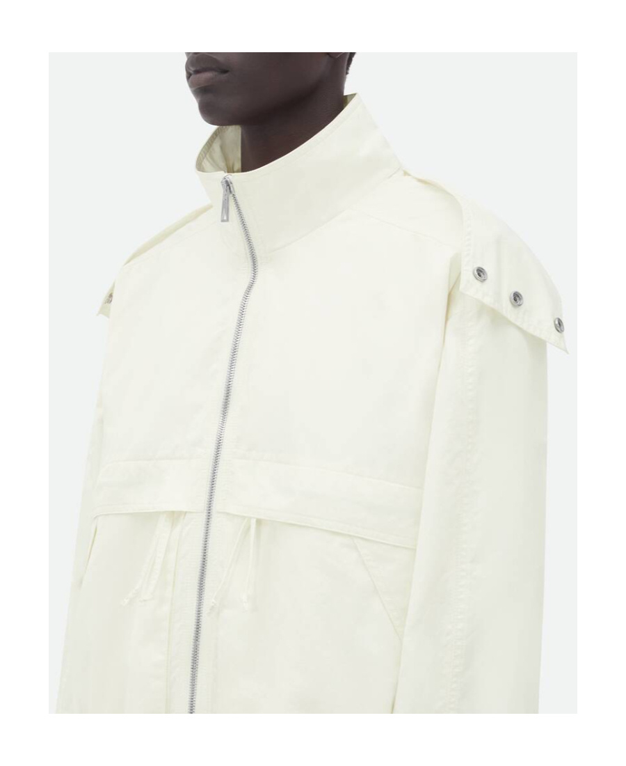 Bottega Veneta Tech Nylon Jacket In White