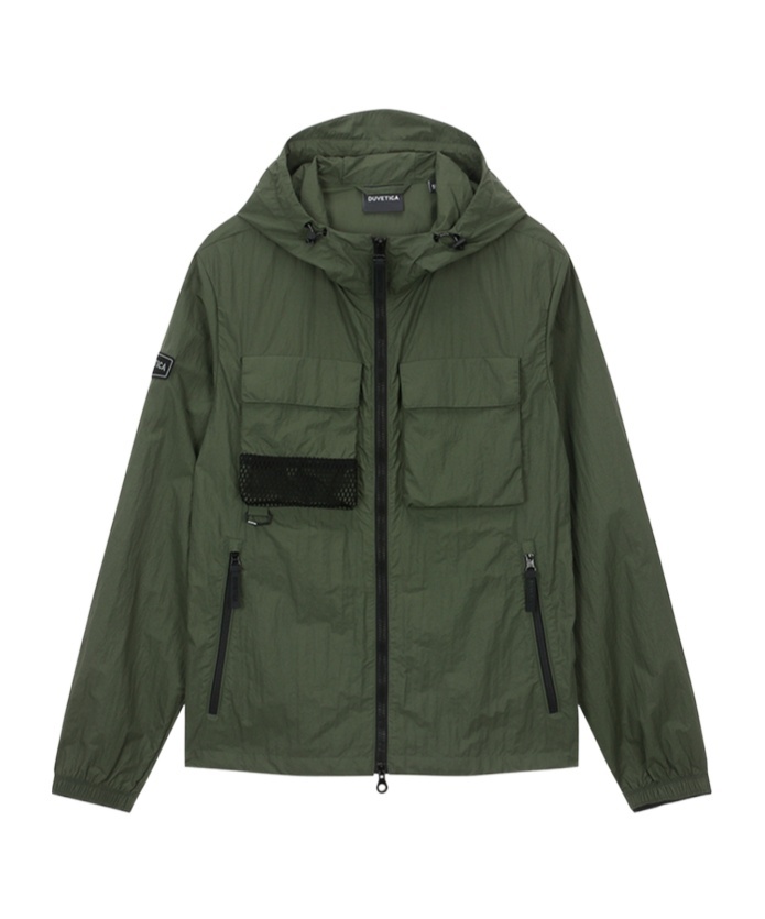 Duvetica Hooded Casual Jacket In Green