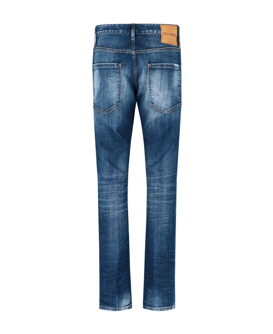 Dsquared2 Jeans Man Jeans Blue Size 36 Cotton In Blue