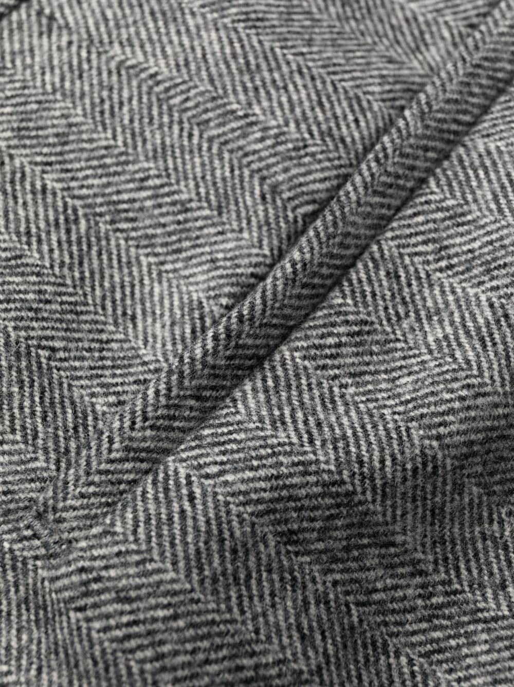 Brunello Cucinelli Pressed-crease Virgin Wool Trousers In Gray