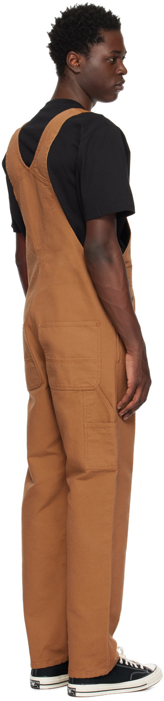 CARHARTT LOGO-PATCH STRAIGHT-LEG DUNGAREES