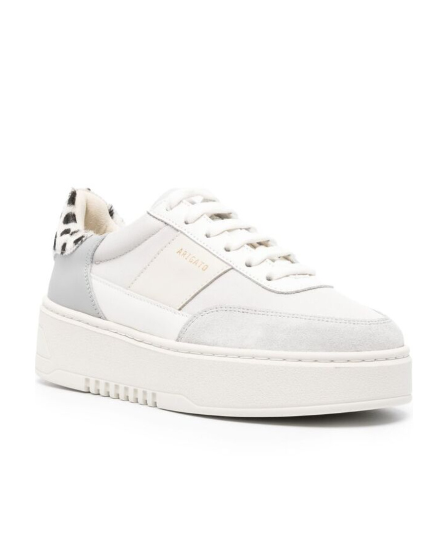 Axel Arigato Orbit Vintage Leather Sneakers In White