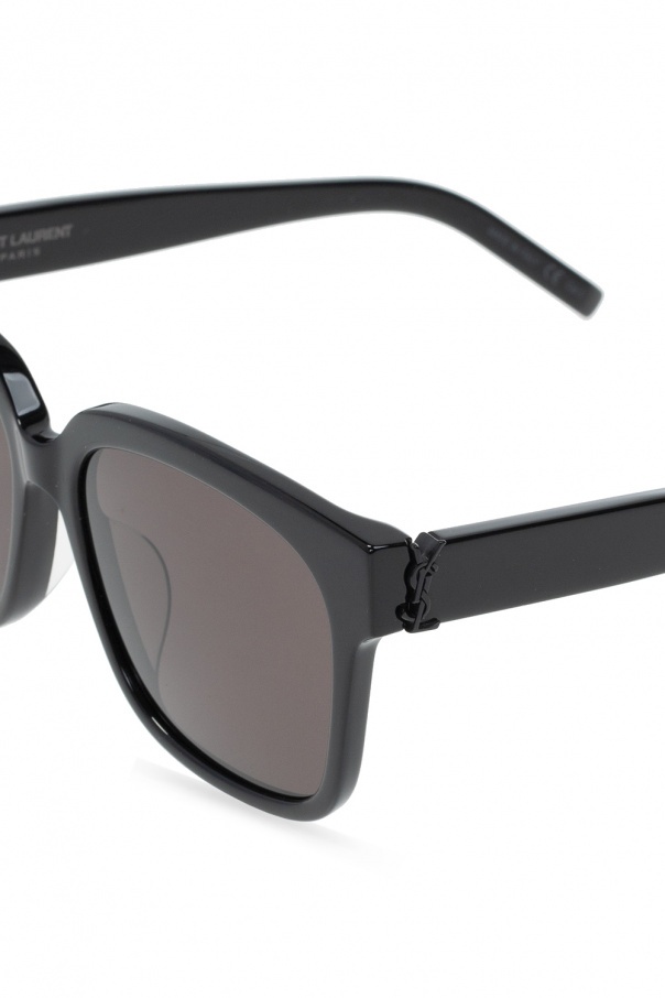 Saint Laurent Slm40 Square-frame Sunglasses In Black