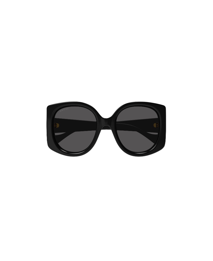 Gucci Womens Black Gc002055 Gg1308s Round-frame Acetate Sunglasses In Black