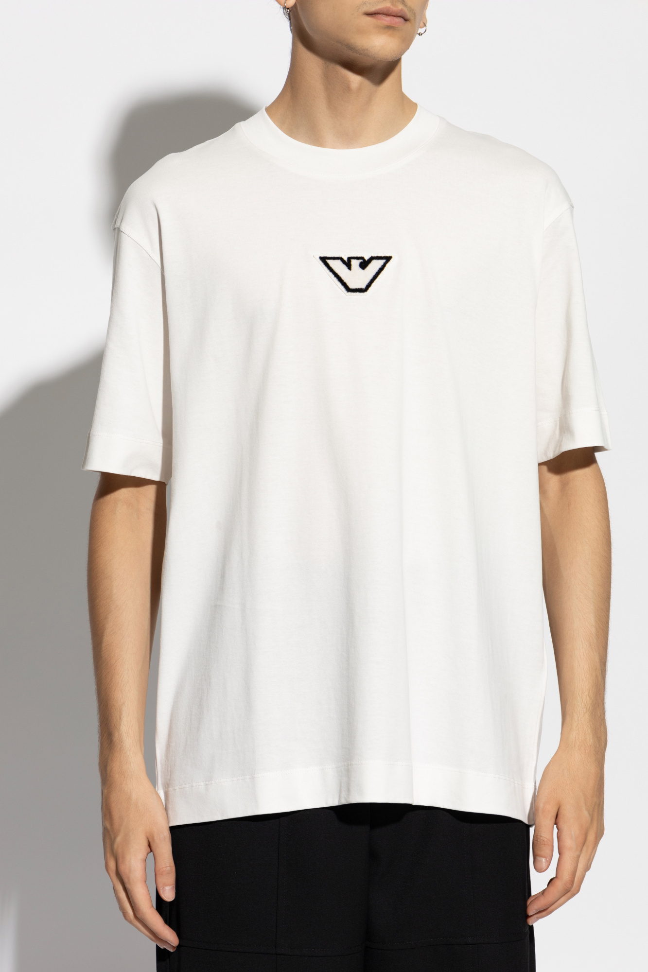 Emporio Armani Short-sleeved T-shirt In White