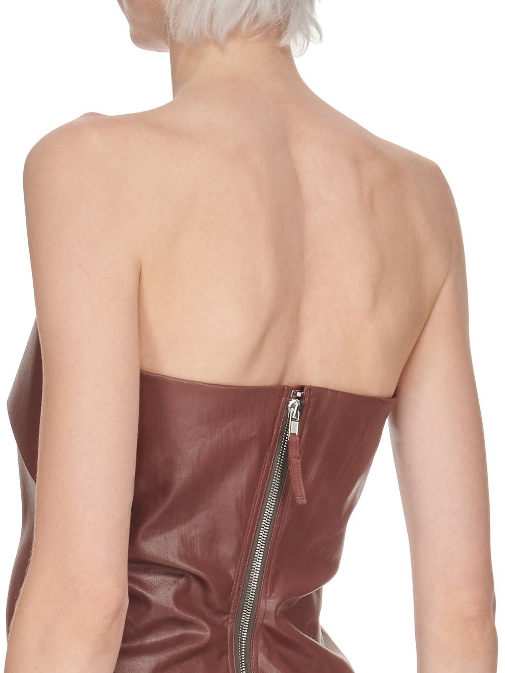 Rick Owens Prong Mini Dress In Red