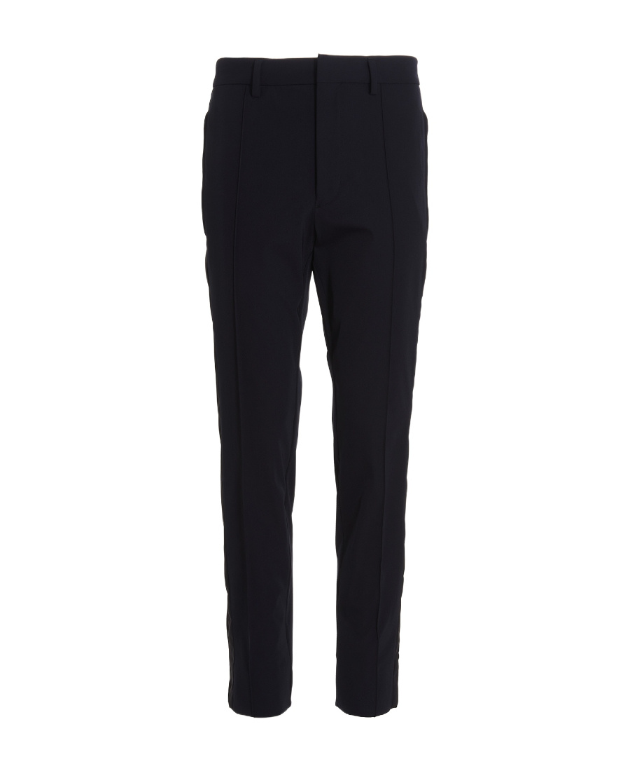 Prada Tapered-leg Tailored Trousers In Blue