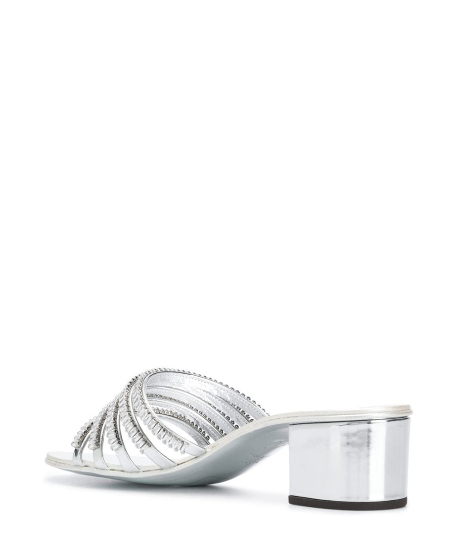 Giuseppe Zanotti Heeled Sandals With Ornament In White