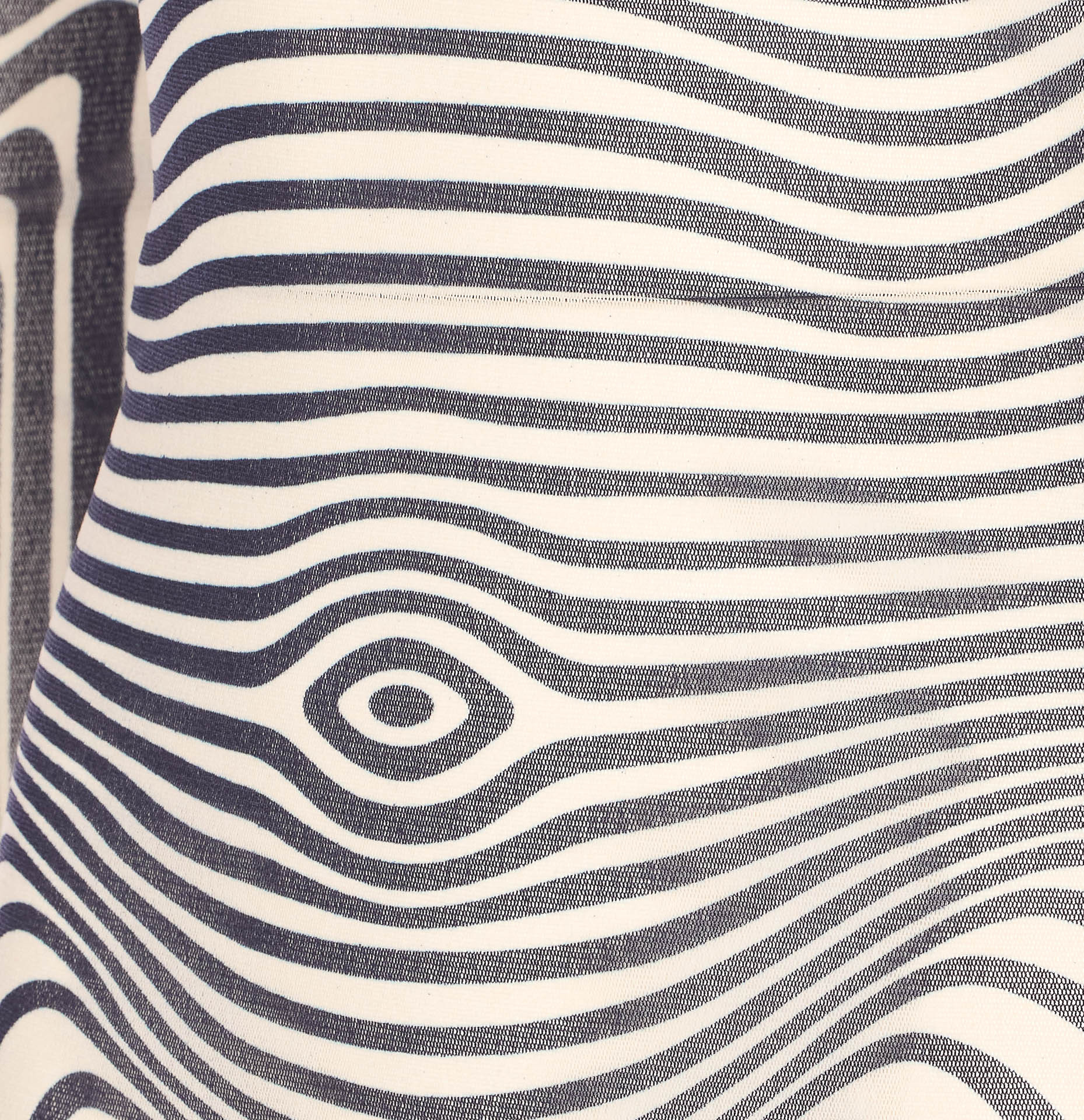 Jean Paul Gaultier Women Re-edition Morphing Stripes Long Sleeves Top In Multi