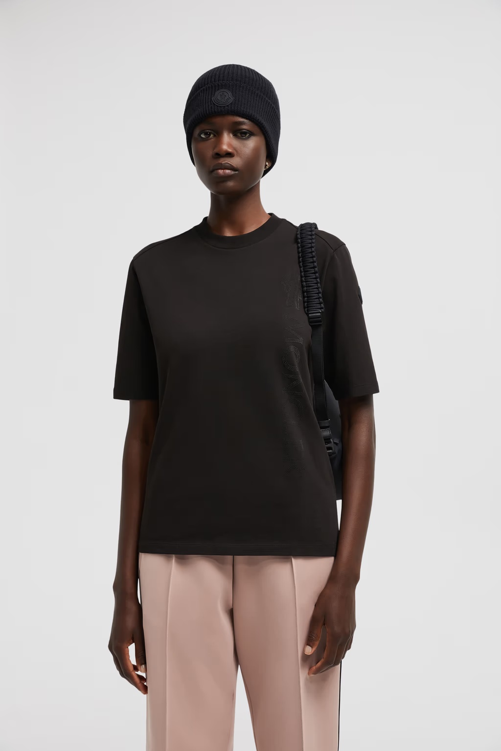 Moncler Logo T-shirt In Black