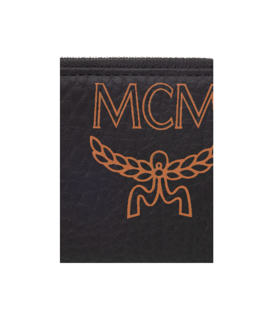 Mcm Logo Wallet In Black