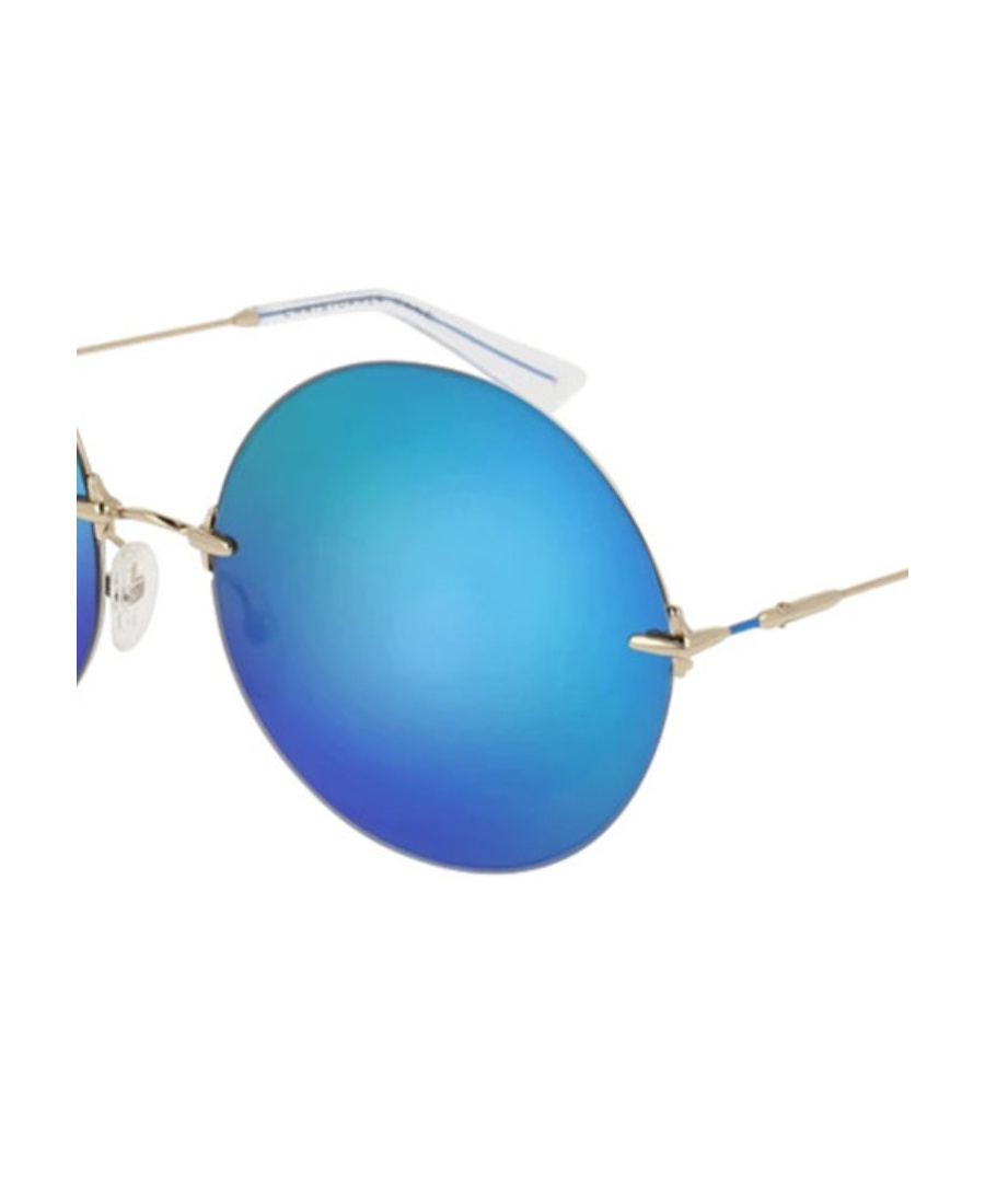 Christopher Kane Round Sunglasses In Blue