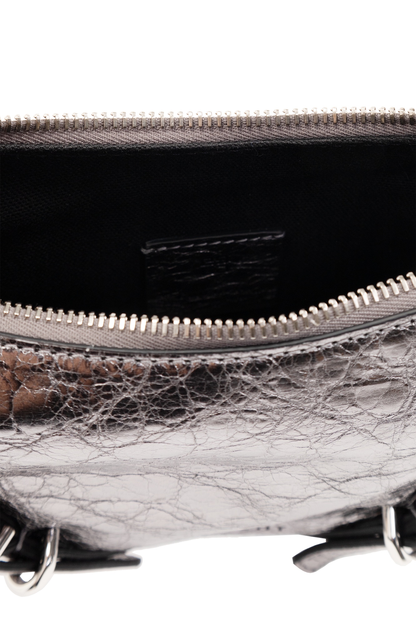 Givenchy Voyou Party Metallic Bag In Gray