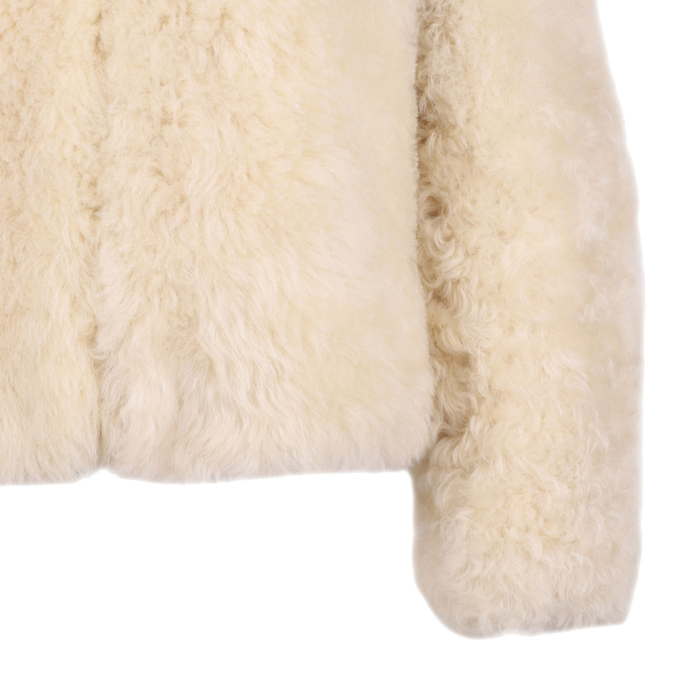 Tom Ford Crewneck Long-sleeved Coat In Neutral
