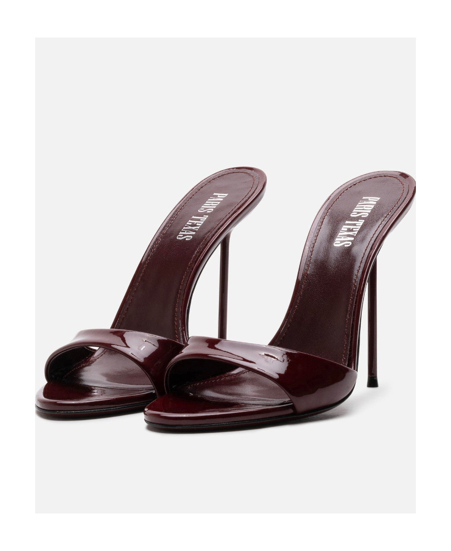 Paris Texas Brown Lidia Mules In Multicolor