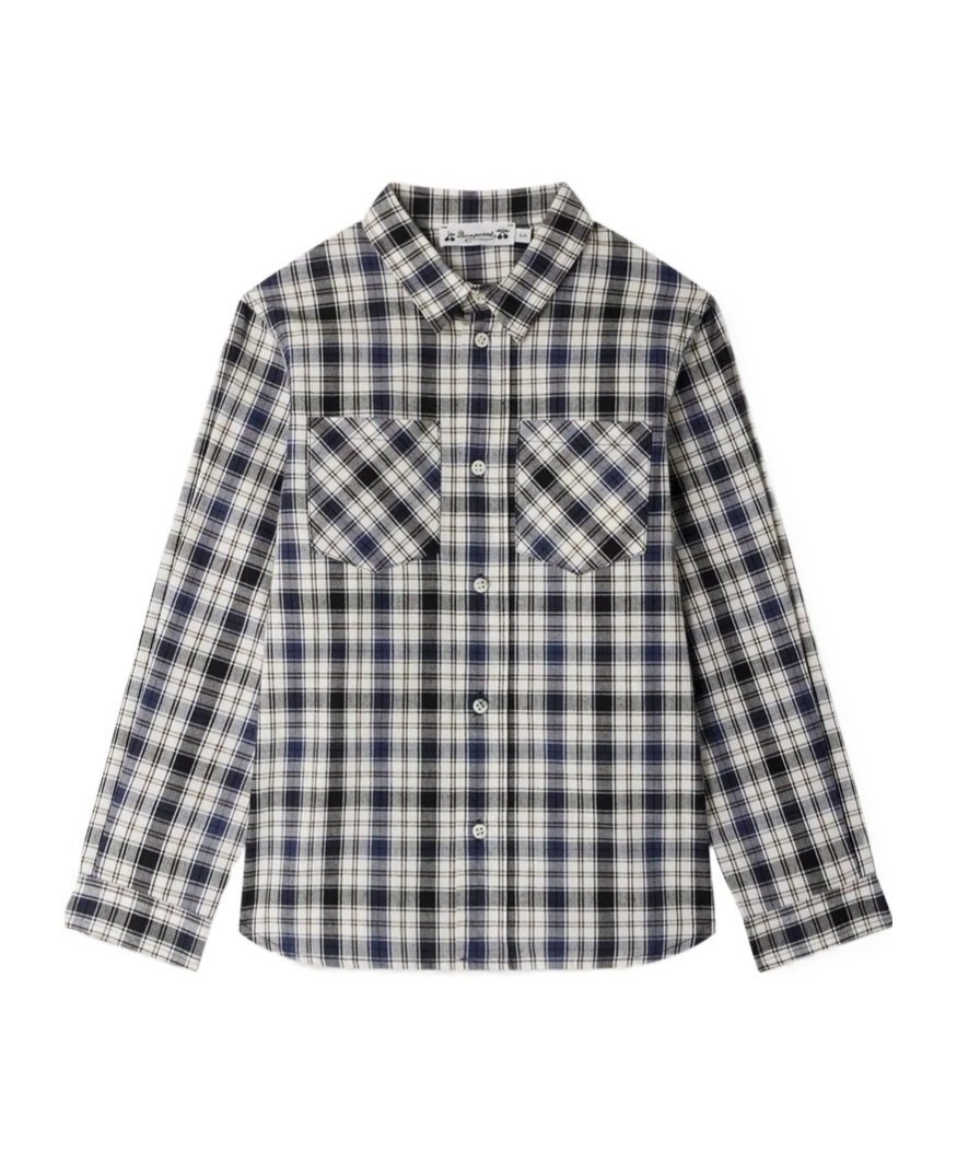 Bonpoint Altman Checked Pocket Shirt In Multi