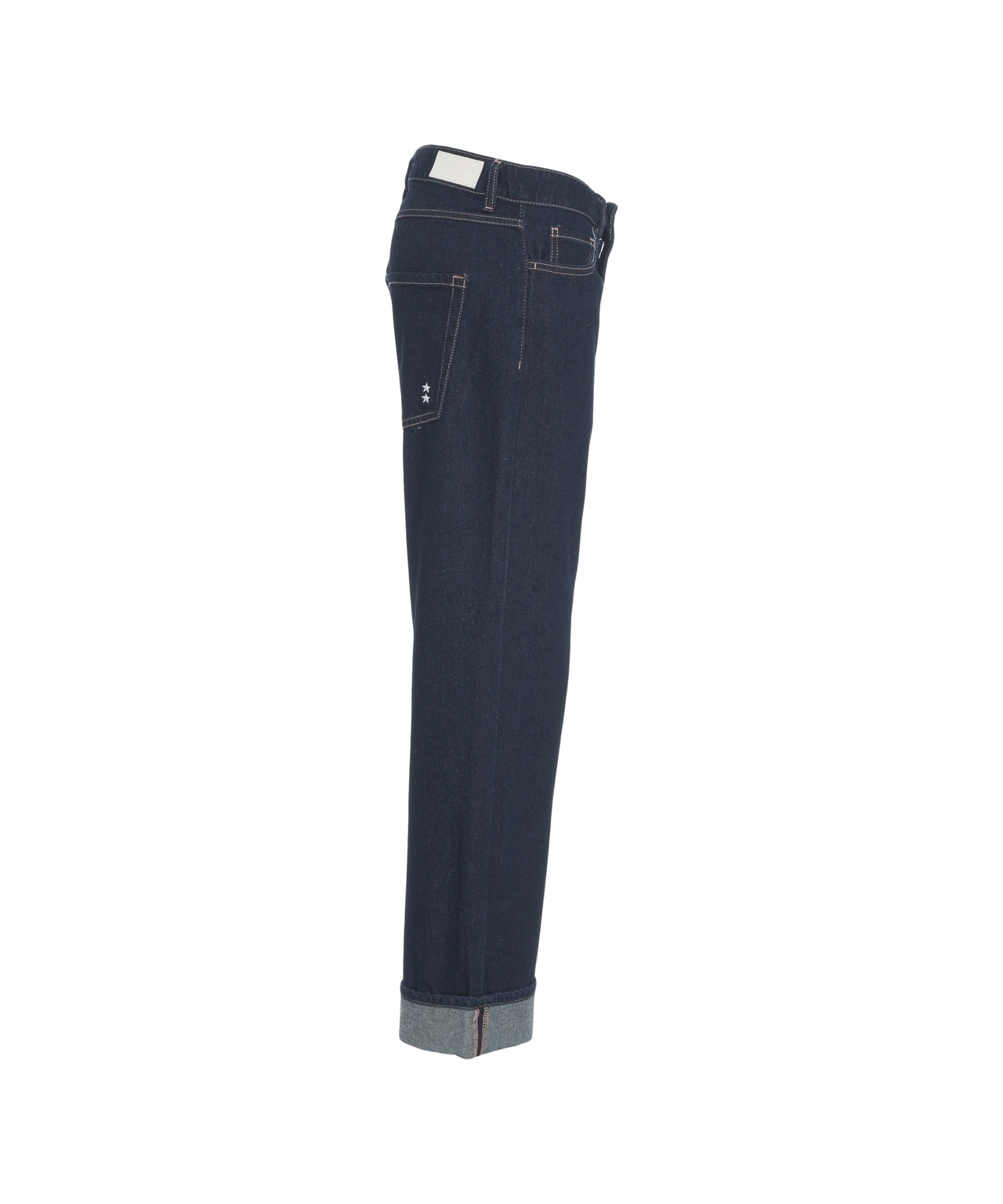 Icon Denim Denim Trousers With Belt Loops In Blue