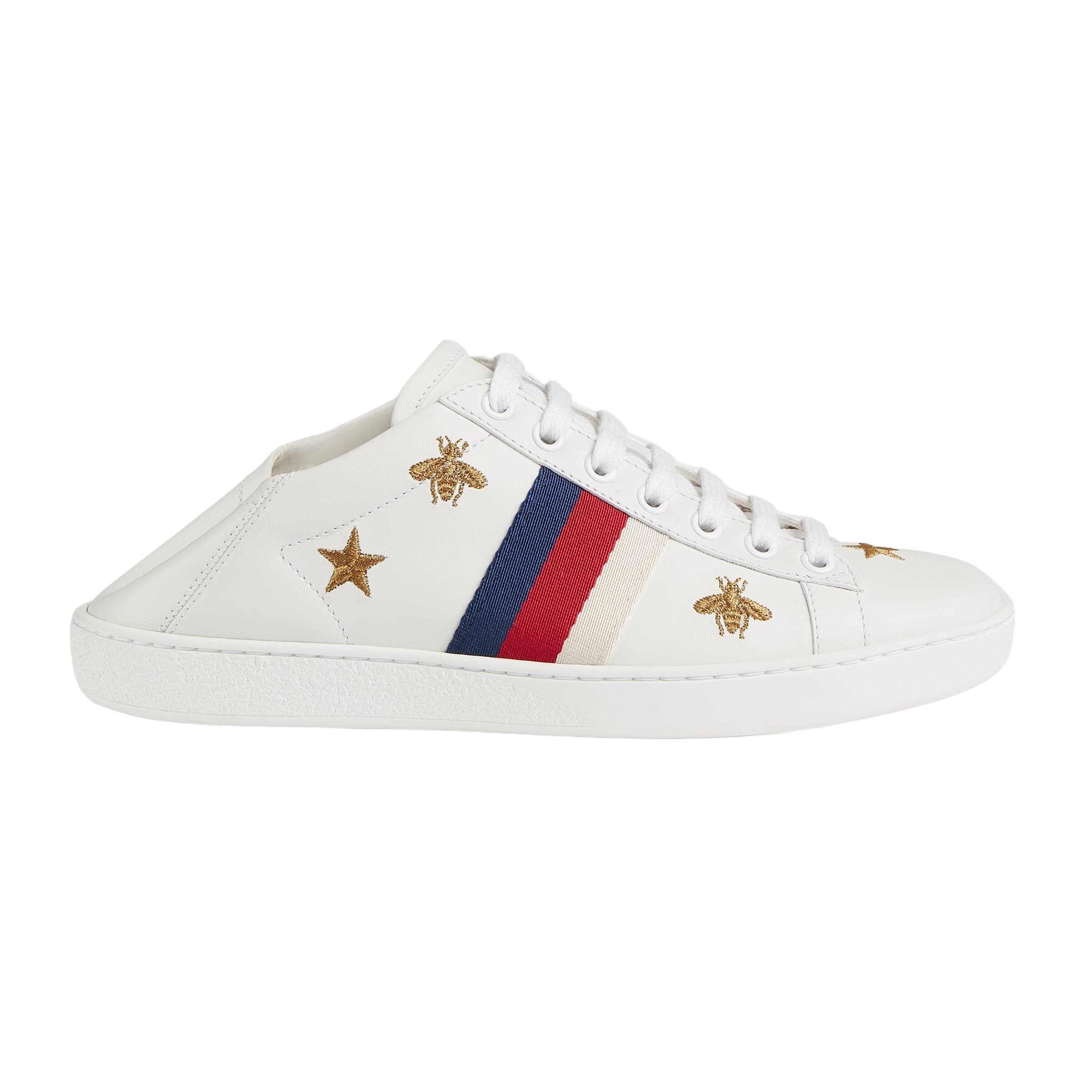GUCCI ACE SNEAKER WITH BEES AND STARS
