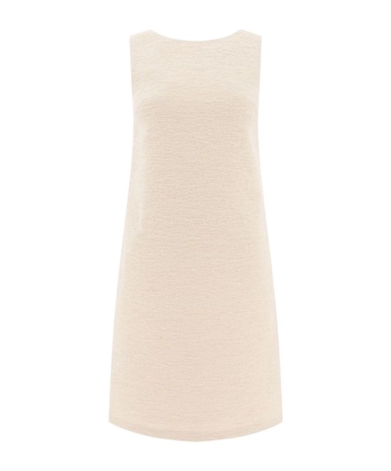 LOULOU STUDIO ROUND NECK SLEEVELESS DRESS