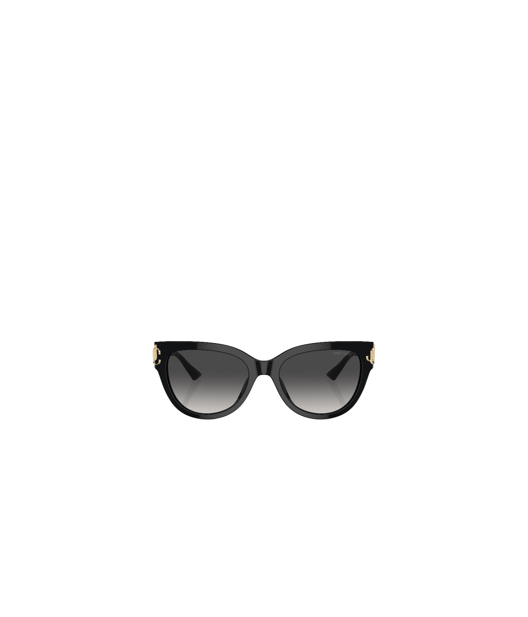 Jimmy Choo Square Frame Sunglasses In Black