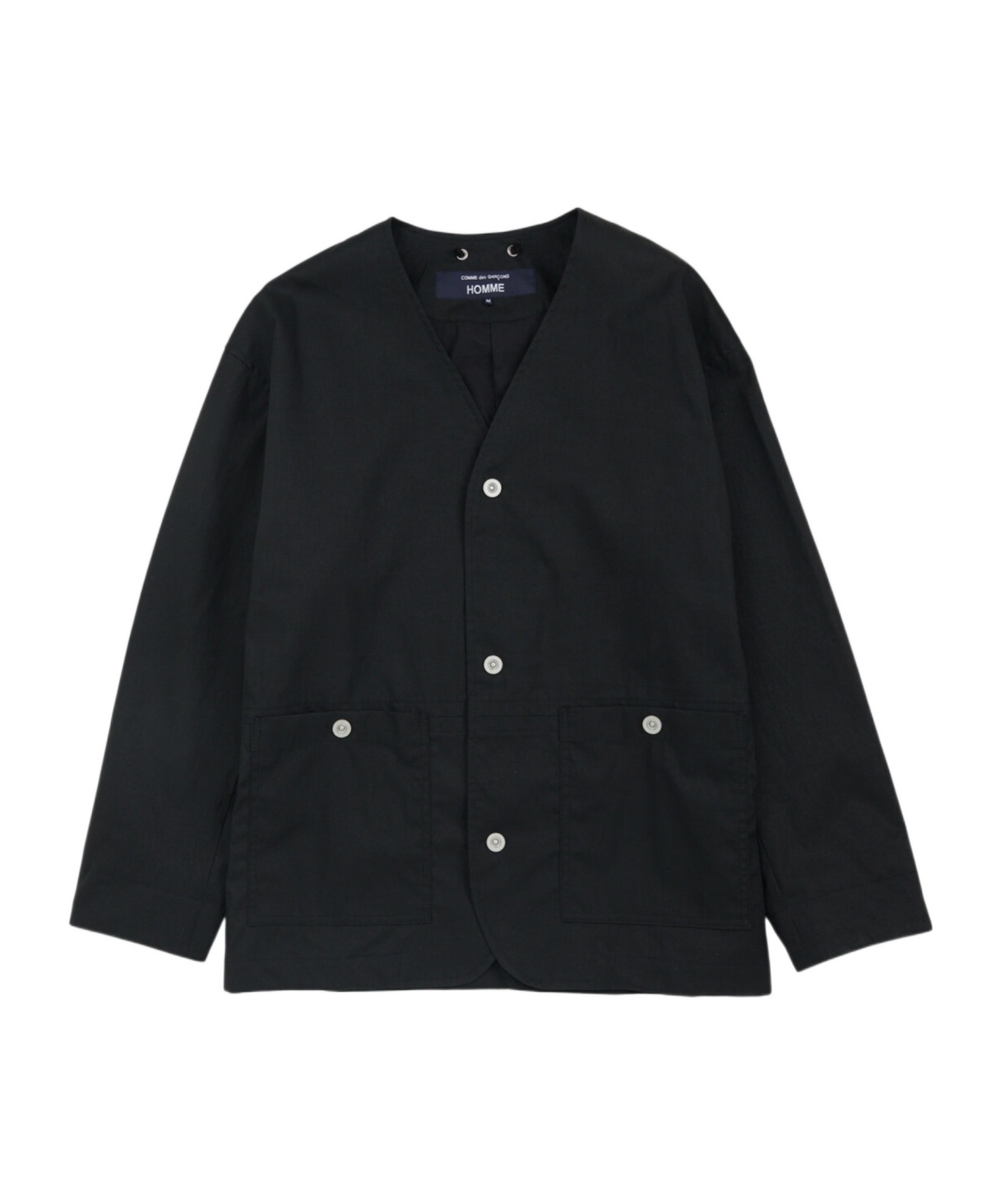 Comme Des Garçons Long-sleeved Casual Jacket In Black