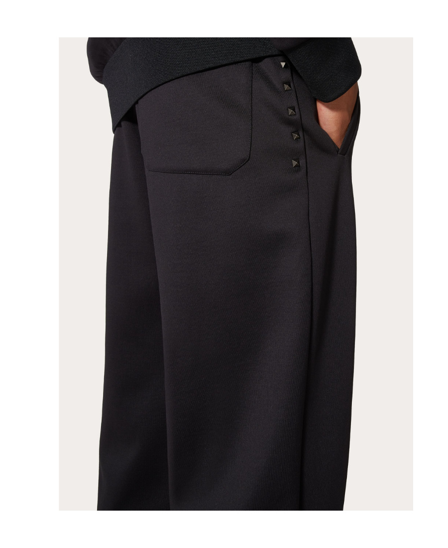 Valentino Untitled Studs Track Pants In Black