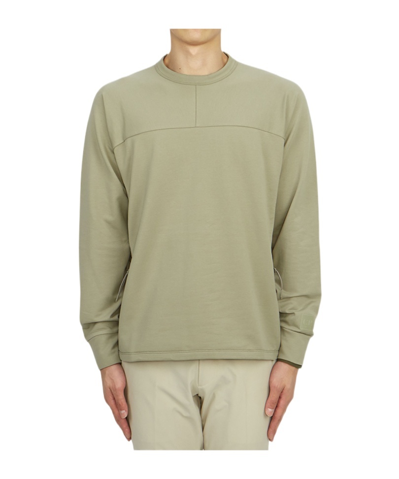 C.p. Company Zip-detail Jersey Sweatshirt In Nude