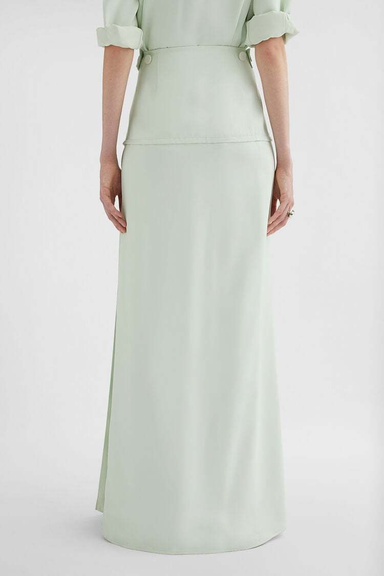 Jil Sander Straight Skirt In White