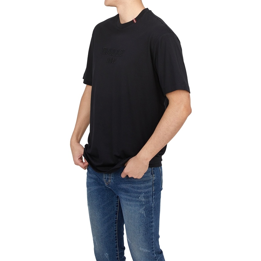 Bally Short-sleeved T-shirt In Black