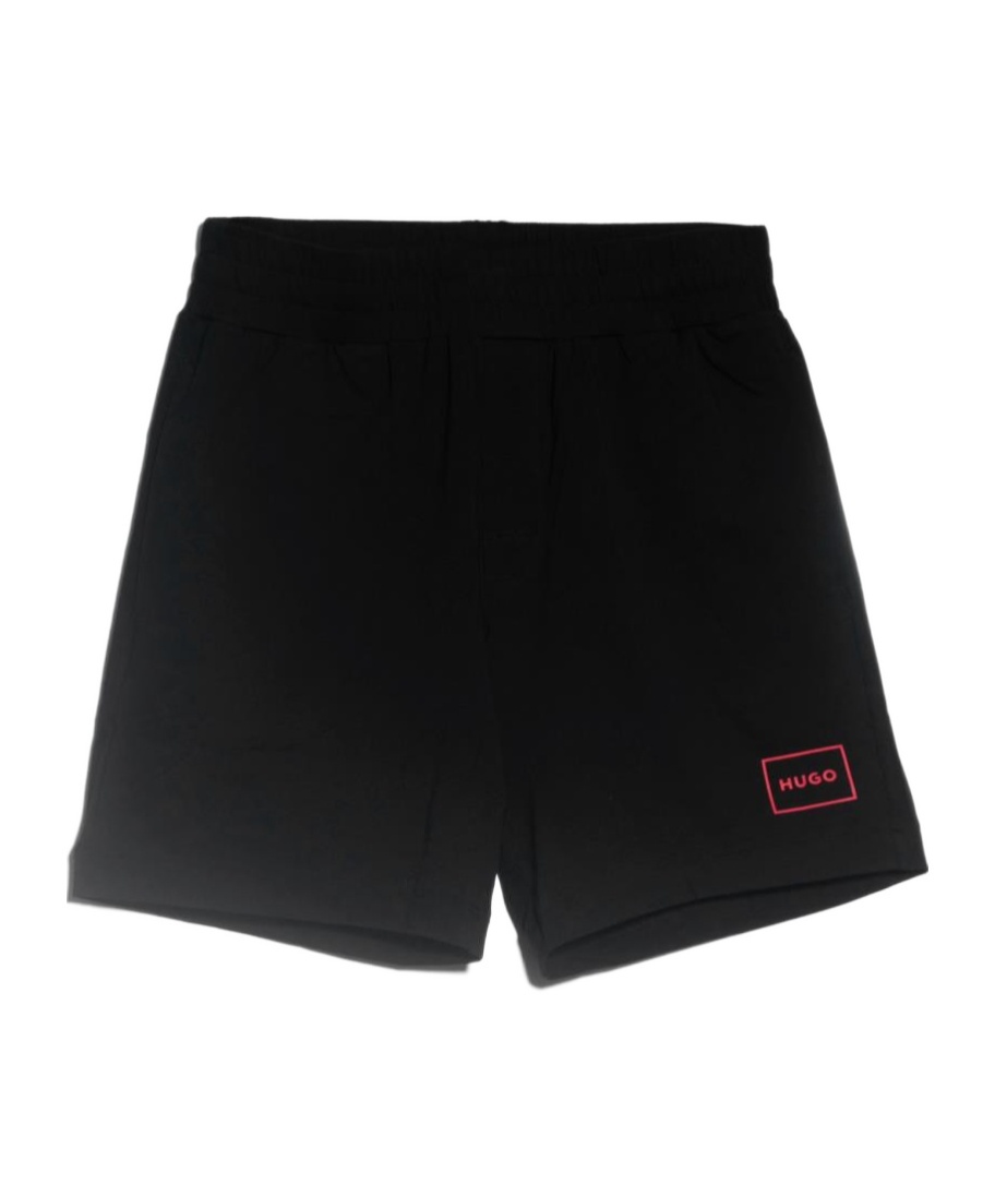 Hugo Boss Logo Shorts In Black