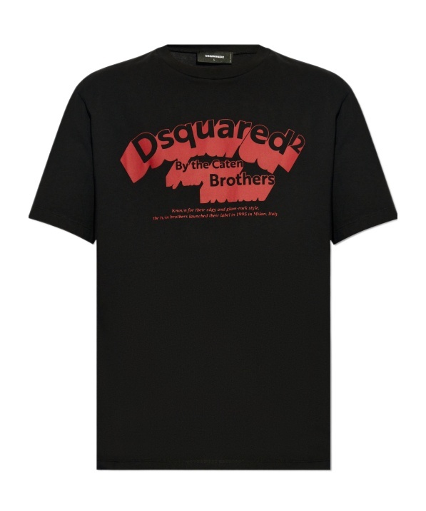 DSQUARED2 DSQUARED2 LOGO PRINTED CREWNECK T-SHIRT