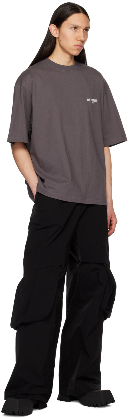 We11 Done Basic 1506 Logo-print Cotton T-shirt In Black