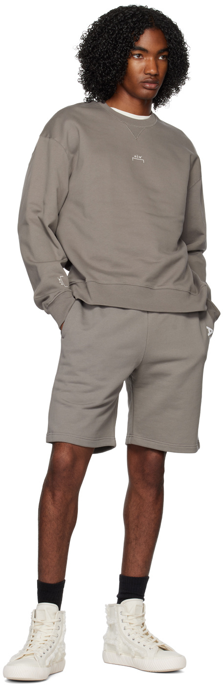 A-cold-wall* Essential Crew-neck Sweatshirt In Gray