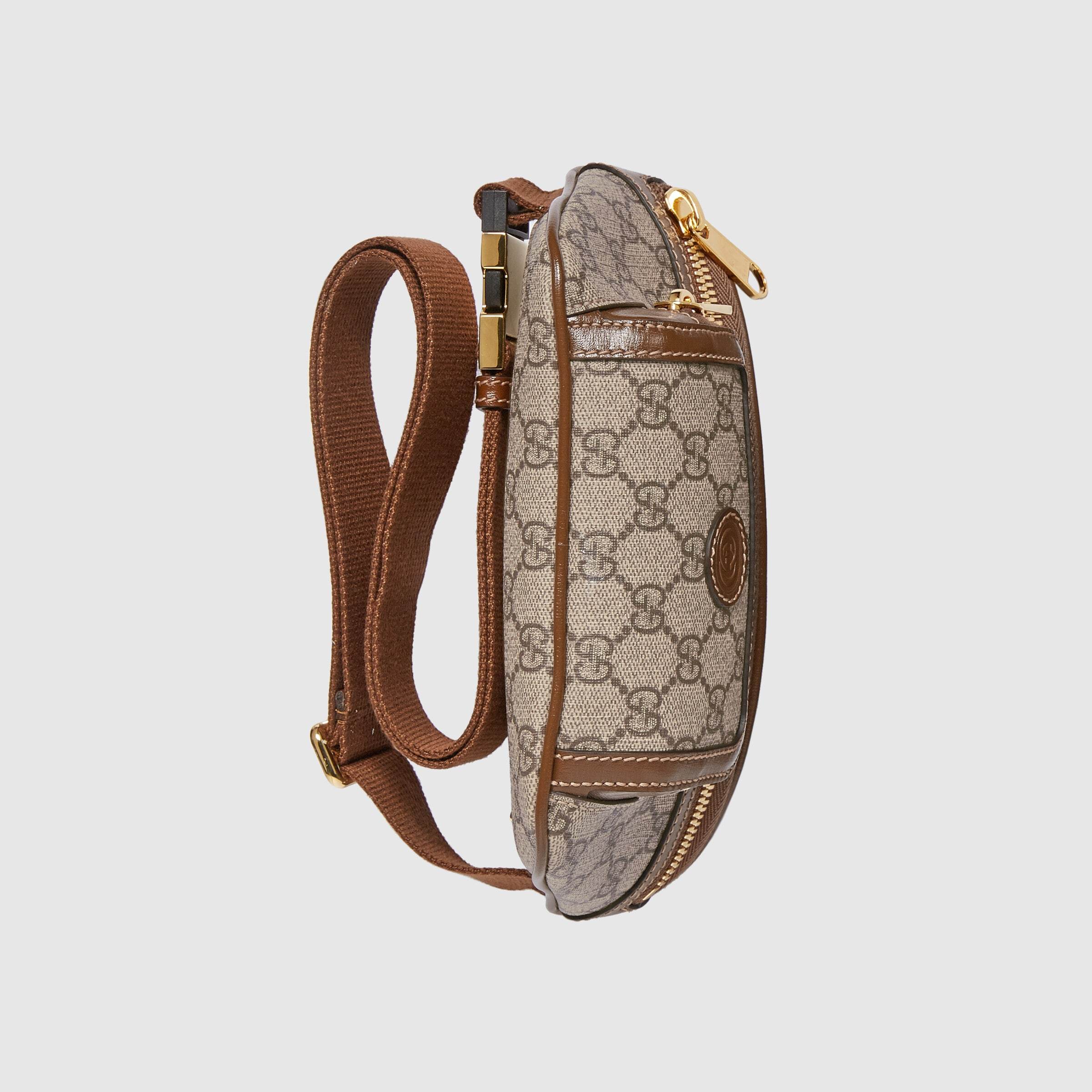 Gucci Interlocking G Belt Bag In Brown
