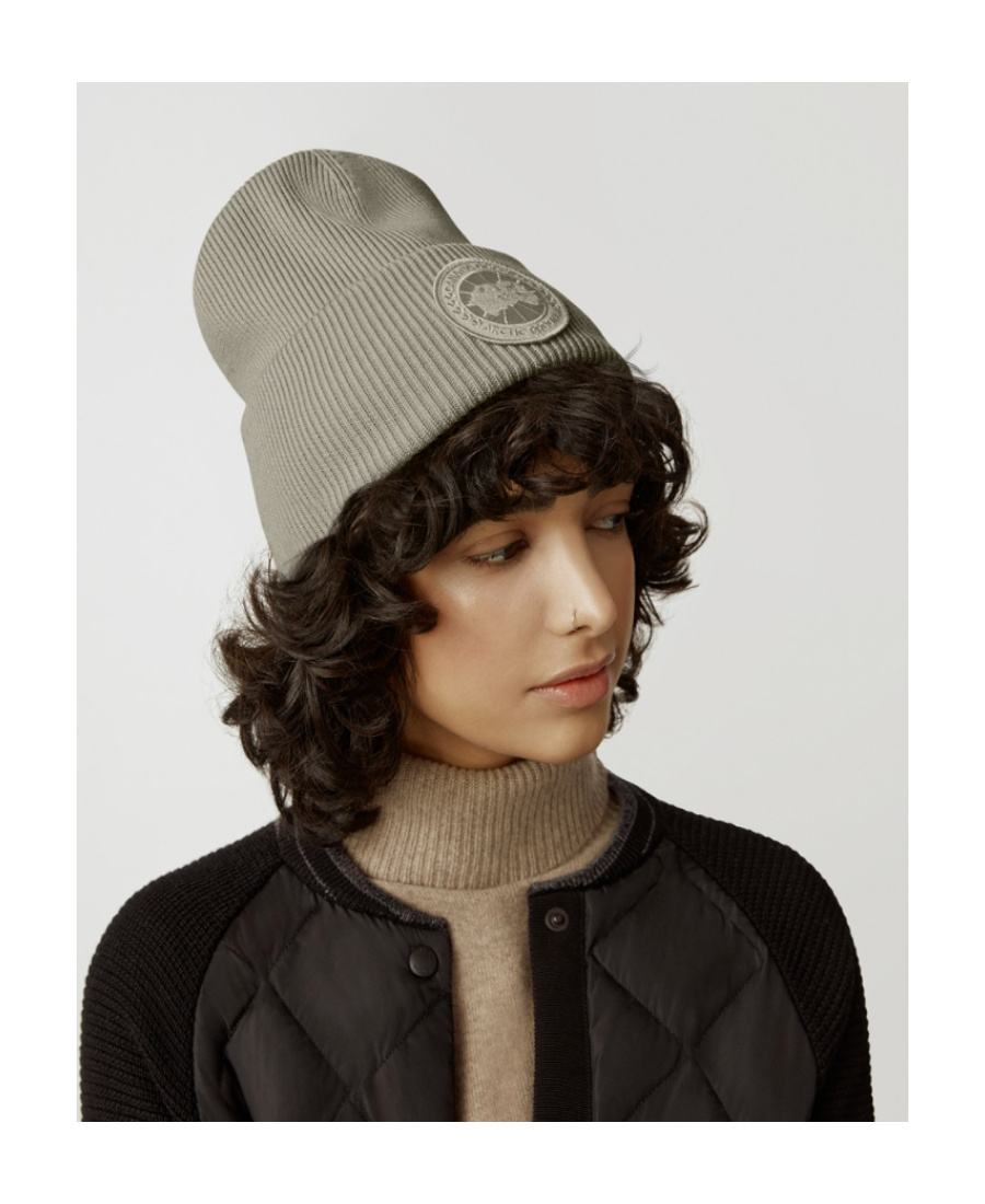 Canada Goose Arctic Toque Wool Knit Beanie In Gray