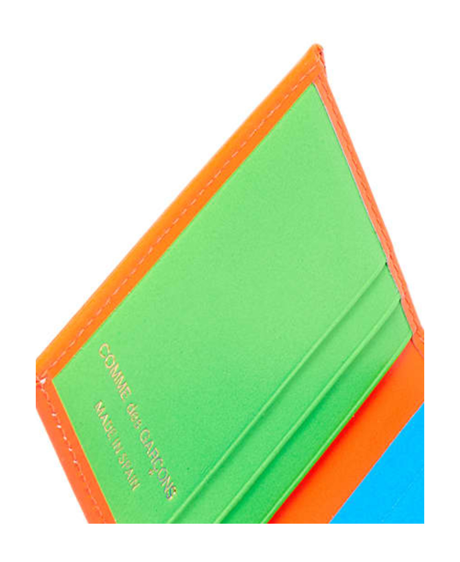 Comme Des Garçons Foldover-top Wallet In Red