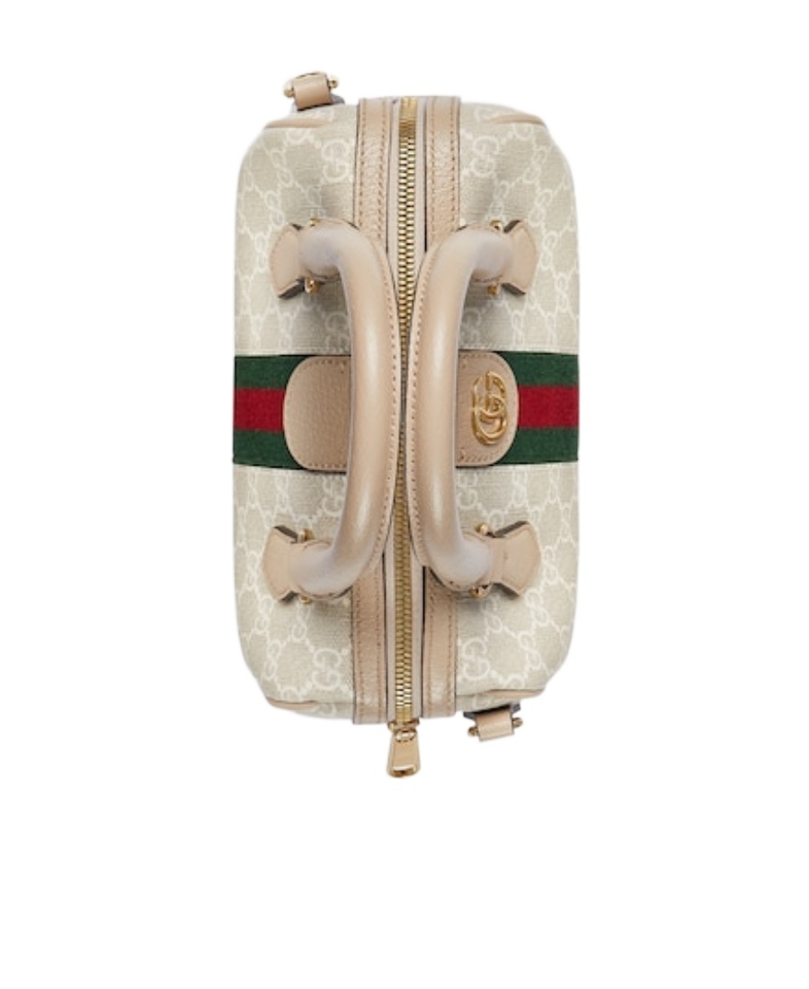 Gucci Mini Ophidia Gg Tote Bag In Nude