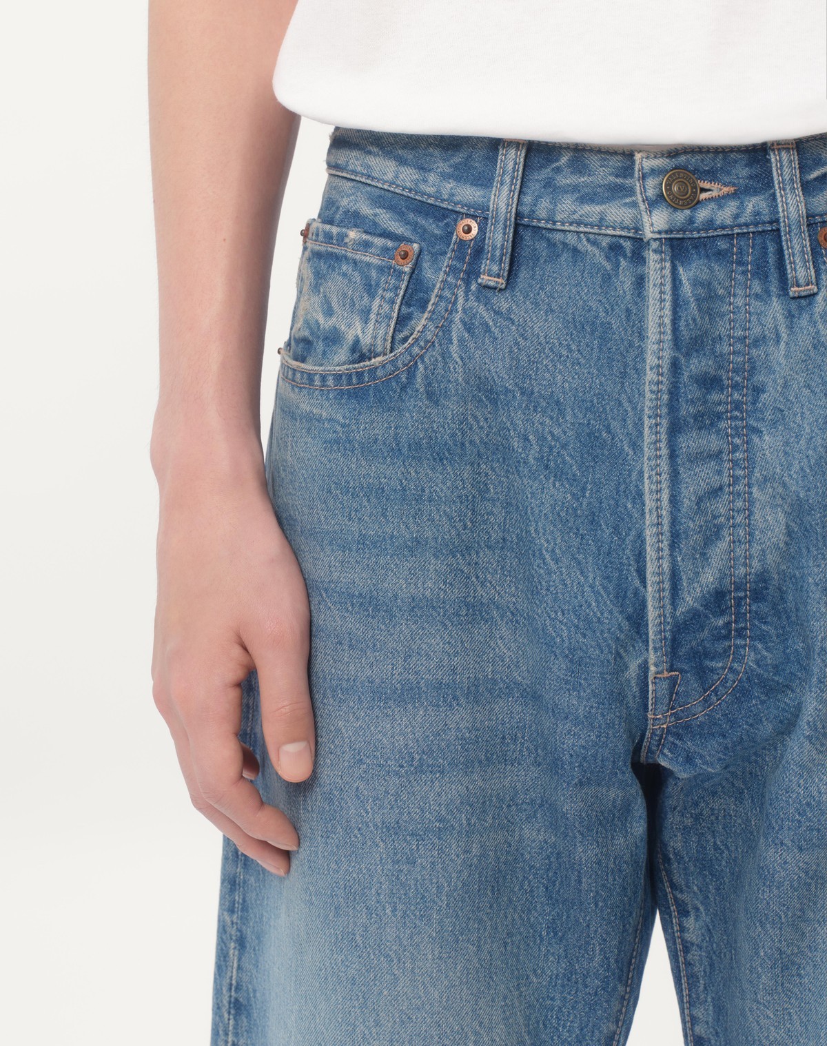 Valentino Men's Straight-leg Jeans In Blue